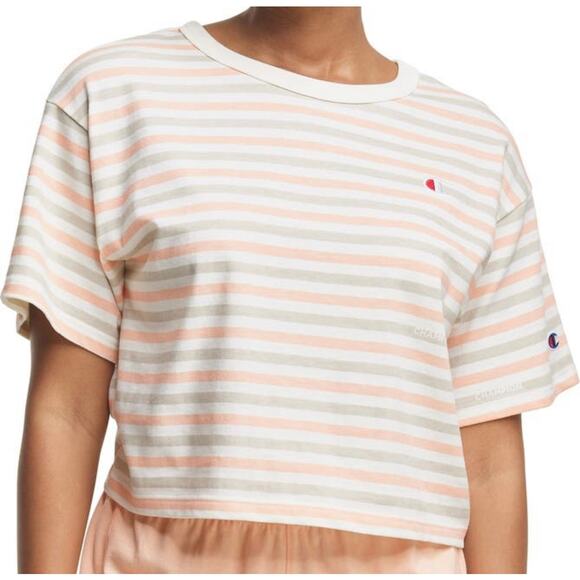 CHAMPION Small Heritage Crop Top T-Shirt - Picture 1 of 8